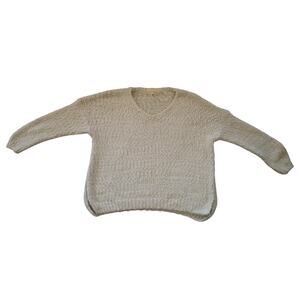 Dreamers Women's White Ivory Pullover Sweater S